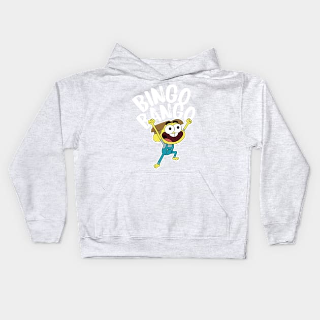 Bingo Bango Kids Hoodie by Whitelaw Comics